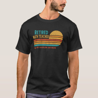 2025年度退職数学教師ギフト Tシャツ