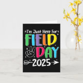 2025年度運動会のためだけに来ました、先生も子供も！ カード (黄色い花)