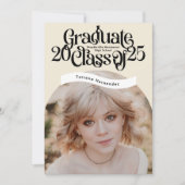 2025年度高等学校卒業発表 招待状 (正面)