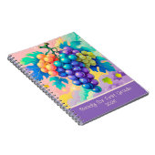 2025年度1年生のためのカラフルなぶどう ノートブック (右側)