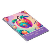 2025年度1年生のカラフルなリンゴ ノートブック (右側)