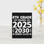 2025年度8年生 最終学年は2030年度 カード (黄色い花)
