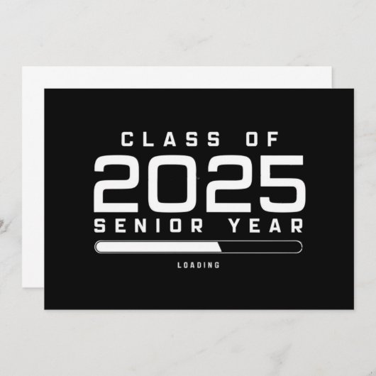 2025年度 シニアイヤー ローディング シニア 2025 招待状 (正面/裏面)