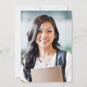 2025年度 パープルアゲート フォト ダーク 卒業 招待状 (裏面)