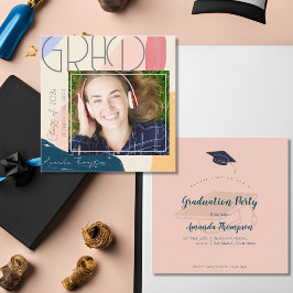 2025年度 ミニ写真 卒業おめでとう 招待状