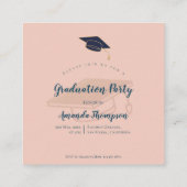 2025年度 ミニ写真 卒業おめでとう 招待状 (裏面)