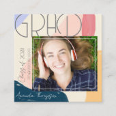 2025年度 ミニ写真 卒業おめでとう 招待状 (正面)