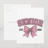 2025年度 上級クラス コケッティ 2025年 ピンクのリボン 案内ポストカード (正面/裏面)