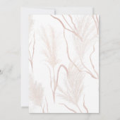 2025年度 卒業パーティー パンパス グラス 卒業祝い 招待状 (裏面)