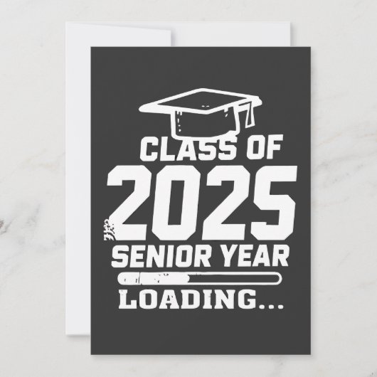 2025年度 卒業年度突入！ 招待状 (正面)