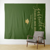 2025年度 卒業式 緑の写真ブース 自撮り 背景 タペストリー (インサイチュ(横))