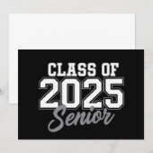 2025年度 卒業生 高校復帰 2025 ヴィンテージ 招待状 (正面/裏面)