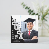 2025年度 現代の卒業生 写真 卒業パーティー 招待状 (スタンド正面)