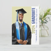 2025年度 男性/女性 卒業おめでとうカード 招待状 (スタンド正面)