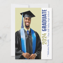 2025年度 男性/女性 卒業おめでとうカード 招待状