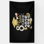 2025年度 第8学年卒業生 卒業 横断幕 (縦)