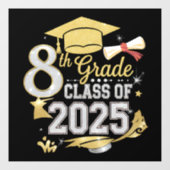 2025年度 第8学年 卒業生 卒業 ウィンドウサイン (シート)