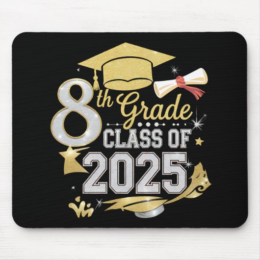 2025年度 第8学年 卒業生 卒業 マウスパッド (正面)