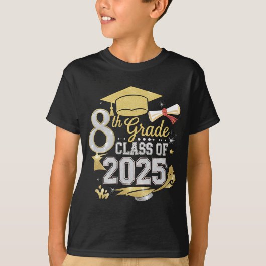 2025年度 第8学年 卒業生 卒業 Tシャツ (正面)