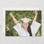 2025年度 赤い卒業写真クラス 卒業パーティー 招待状 (裏面)