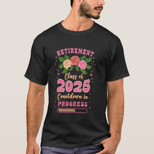 2025年度 退職教員カウントダウン進行中 R Tシャツ (正面)