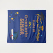 2025年度 青い卒業生クラス 卒業式 タペストリー (正面(横))