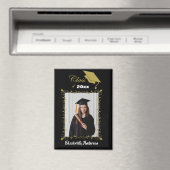 2025年度 黒金 キャップ ブラシ スクリプト フォト マグネット (インサイチュ (食洗機))