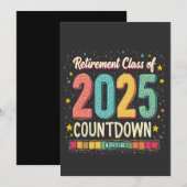 2025年引退組、卒業間近！ 案内状 (正面/裏面)