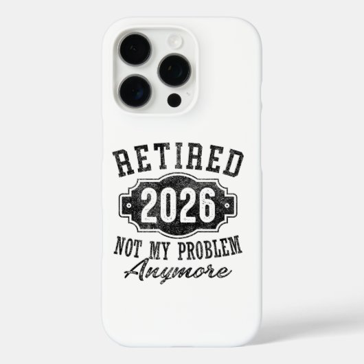 2025年引退 俺の知ったことじゃない Case-Mate iPhoneケース (裏面)