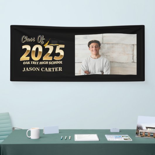 2025年後期卒業写真 横断幕 (トレードショー)