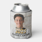 2025年後期卒業写真 缶クーラー (缶正面)