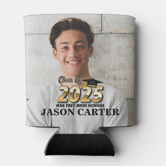 2025年後期卒業写真 缶クーラー (裏面)