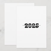 2025年後期卒業生2025年学校 シーズンカード (正面/裏面)