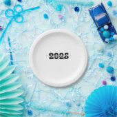2025年後期卒業生2025年学校 ペーパープレート (パーティー)