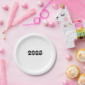 2025年後期卒業生2025年学校 ペーパープレート (パーティー)