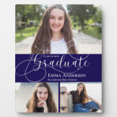 2025年数々のの卒業式ギフトの写真クカスタムラス フォトプラーク (正面)