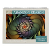 2025年数々のカラー抽象芸術フラクタル カレンダー (カバー)