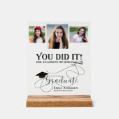 2025年数々の写真研究科発表 アクリルサイン (正面)