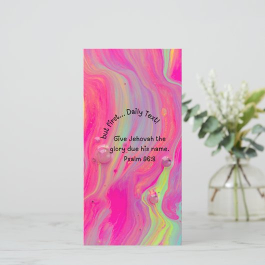 2025年文字カード付きJWピンクフォン壁紙 シーズンカード (スタンド正面)