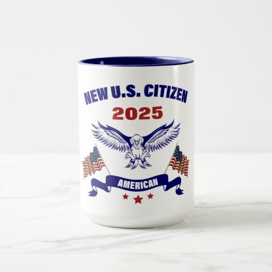 2025年新アメリカ市民マグカップ マグカップ (中央)