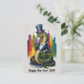 2025年新エレガント年のビジネス向けカード ポストカード (スタンド正面)