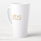 2025年新年おめでとう カフェラテマグ (左アングル)