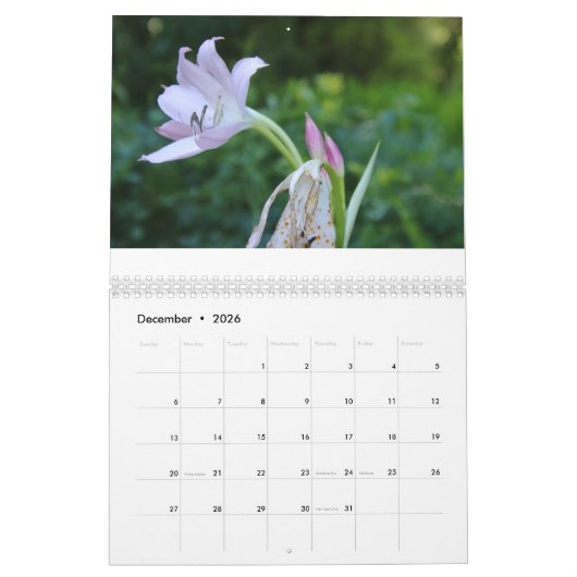 2025年新年おめでとう カレンダー (12月 2026)