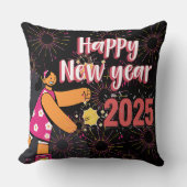 2025年新年おめでとう クッション (正面)