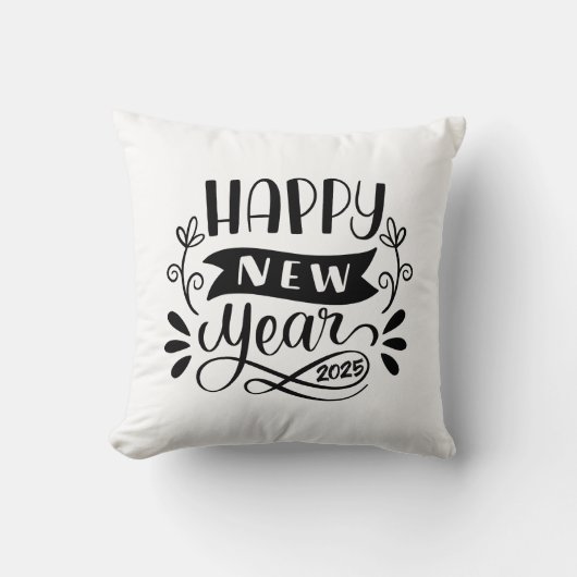 2025年新年おめでとう クッション (正面)