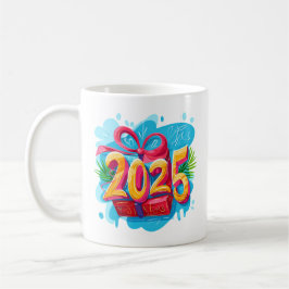 2025年新年おめでとう コーヒーマグカップ