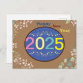 2025年新年おめでとう シーズンポストカード (正面/裏面)