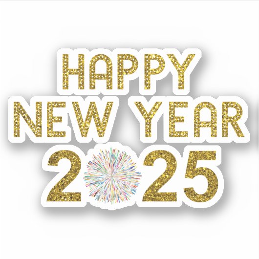 2025年新年おめでとう シール (正面)