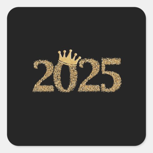 2025年新年おめでとう スクエアシール (正面)