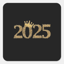 2025年新年おめでとう スクエアシール